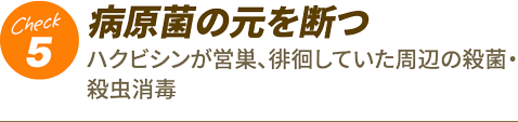 5.病原菌の元を断つ